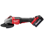 Milwaukee Pre-Sale 2980-22 M18 FUEL 18V 6 Inch Paddle Switch Grinder Kit w/ 2 Battery