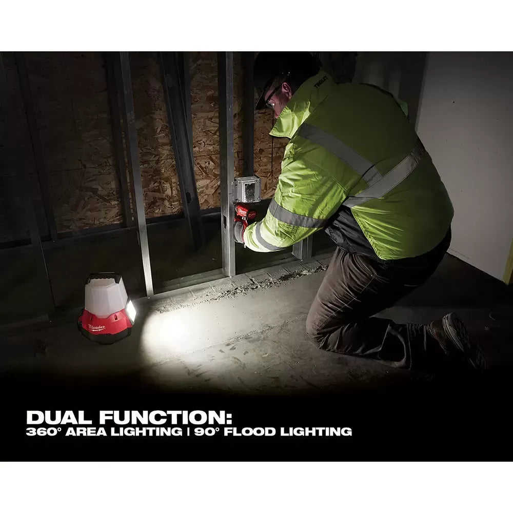 Milwaukee 2144-20 M18 18V Compact Li-Ion LED Site Light w/ Flood Mode -Bare Tool