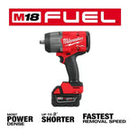 Milwaukee Pre-Sale 2967-22 M18 FUEL 18V 1/2" High Torque Impact Wrench Friction Ring Kit