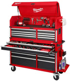 Milwaukee High Capacity 56 in. Tool Chest and Roller Cabinets Combo +18V Cordless Lithium-Ion 4 Tool Combo Kit