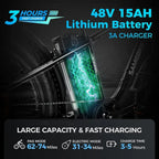 🔥Clearance Sale🔥✨Outdoor electric bike with 48V / 15Ah lithium battery✨