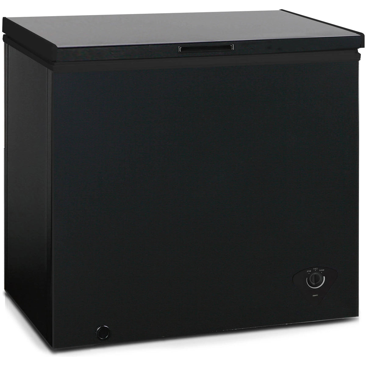 7 Cu. Ft. Chest Freezer - Black with Adjustable Temperature Control