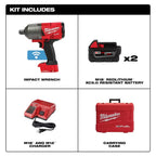 Milwaukee Pre-Sale 2864-22R M18 FUEL 18V ONE-KEY High Torque Impact Wrench 3/4 Friction Ring