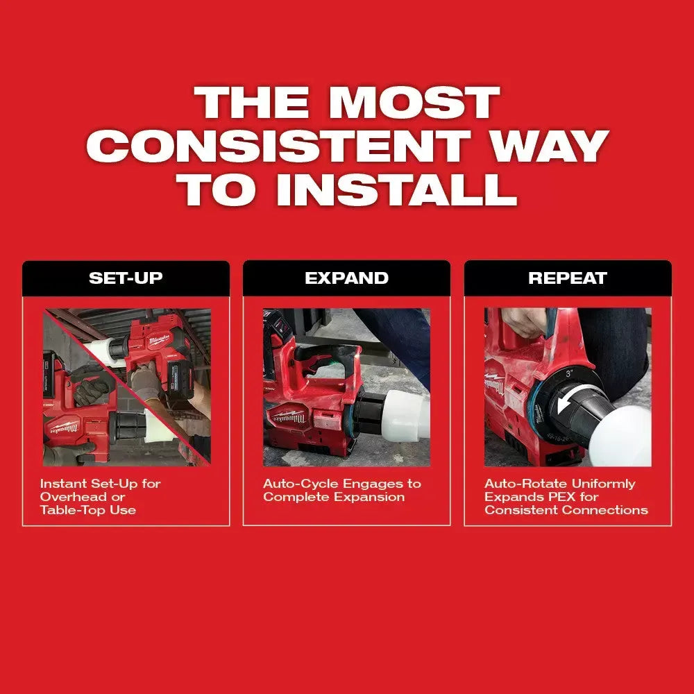 Milwaukee 2633-22HD M18 18V FORCE LOGIC ProPEX Expansion Tool Kit