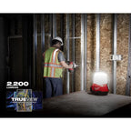 Milwaukee 2144-20 M18 18V Compact Li-Ion LED Site Light w/ Flood Mode -Bare Tool