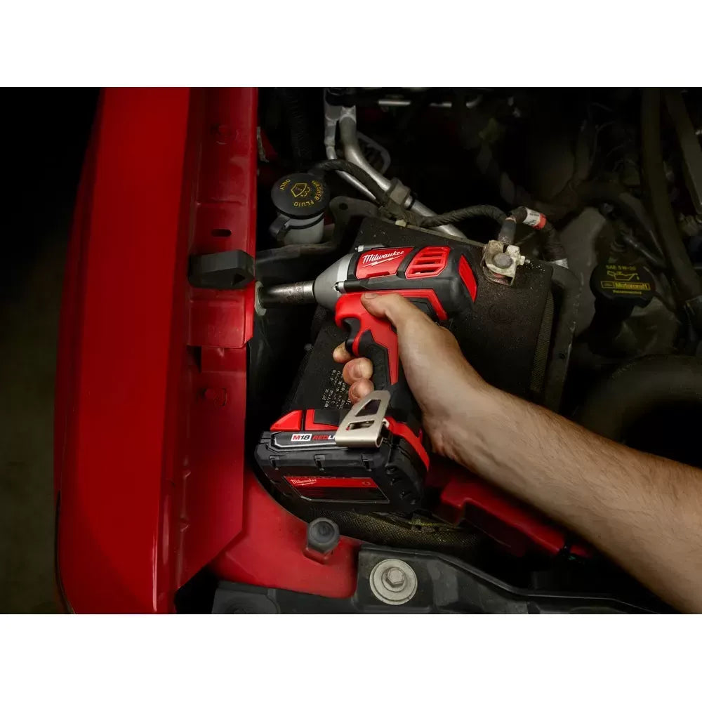 Milwaukee Pre-Sale 2658-20 M18 18V 3/8-Inch Impact Wrench w/ Belt Clip - Bare Tool