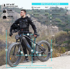 Electric Bike,750W Electric Bike for Adults BAFANG Motor 48V 15Ah Samsung Cell Battery Ebike, Fat Tire Electric Bicycles, 28MPH 35-80Miles Electric Mountain Bike, Shimano 7-Speed UL Certified
