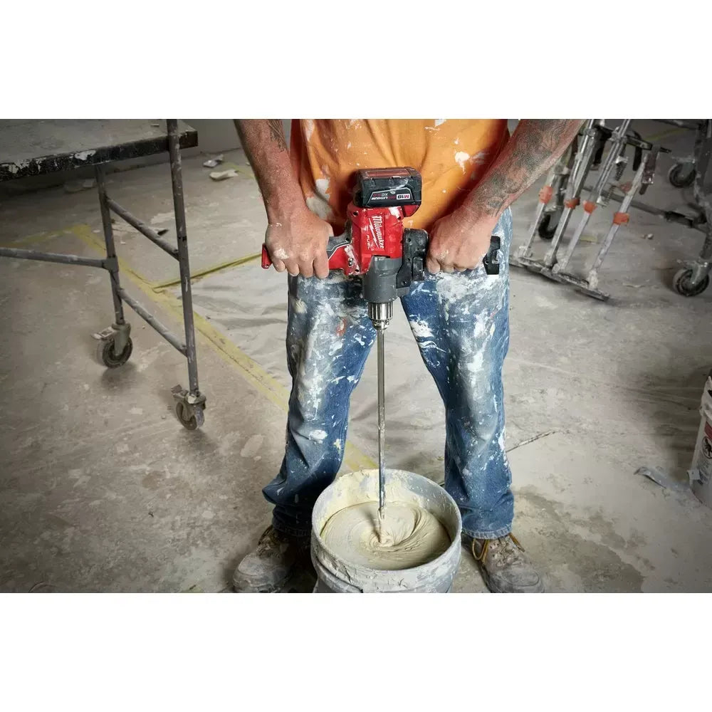 Milwaukee 2810-20 M18 FUEL 18V 1/2-Inch Variable-Speed Mud Mixer - Bare Tool