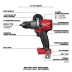 Milwaukee Pre-Sale Pre-Sale 2803-80 M18 FUEL 18V 1/2" Brushless Drill Driver - Bare Tool - Recon