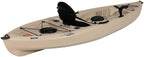 10 ft Fishing Kayak - Sit On Top Angler Kayak with Padded Seat, Rod Holders & Storage Hatches