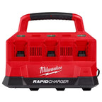 Milwaukee 48-59-1809 M18 PACKOUT 18V Six Bay Rapid Charger w/ REDLINK