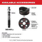 Milwaukee 2677-21 M18 18V FORCE LOGIC 6T Knockout Tool Kit w/ 1/2" - 4" Capacity