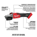 Milwaukee Pre-Sale 2887-20 M18 FUEL 18V 5" Flathead Braking Grinder - Bare Tool