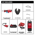 Milwaukee 2672-21S M18 18V FORCE LOGIC Cable Cutter Kit w/ 750 MCM Cu/Al Jaws