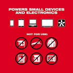 Milwaukee 2846-21HO M18 18V TOP-OFF 175W Power Supply w/ M18 HO XC6.0 Battery