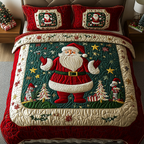 Santa Workshop Magic 3-Piece Quilted Bedding Set NCU0DK2160