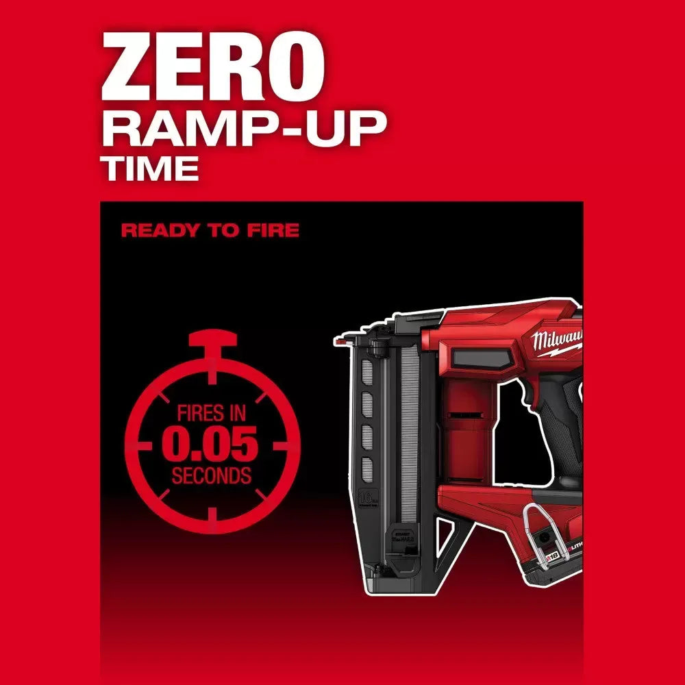 Milwaukee 3020-20 M18 FUEL 18V 16 Gauge Straight Finish Nailer - Bare Tool