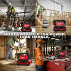 Milwaukee 2845-20x12 M18 18V 1800W Power Supply w/ 4 - 12AH Batteries