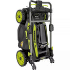 40V Brushless Cordless Lawn Tool Combo Kit - Self Propelled Mower String Trimmer and Blower with Batteries