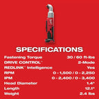 Milwaukee Pre-Sale 2668-20 M18 18V 3/8-Inch Right Angle Impact Wrench - Bare Tool