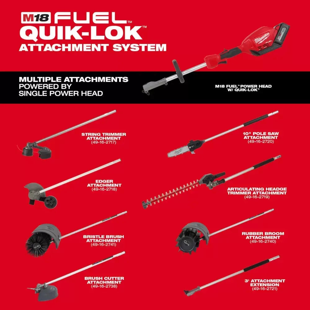 Milwaukee 2825-21ST M18 FUEL 18V 16-Inch QUIK-LOK String Trimmer Kit