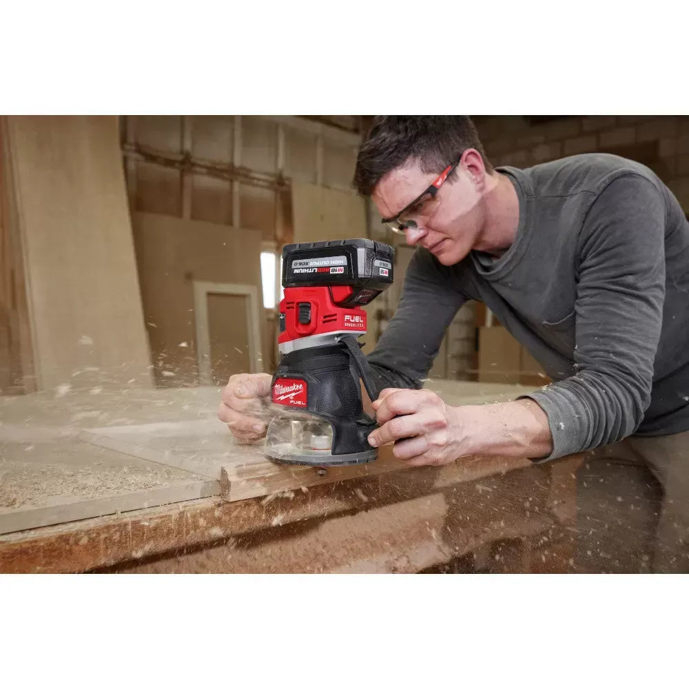 Milwaukee 2838-20 M18 FUEL 18V 1/2" Cordless Lithium-Ion Router - Bare Tool