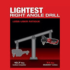 Milwaukee Pre-Sale 2807-20 M18 FUEL 18V 12" HOLE HAWG Right Angle Drill -Bare Tool
