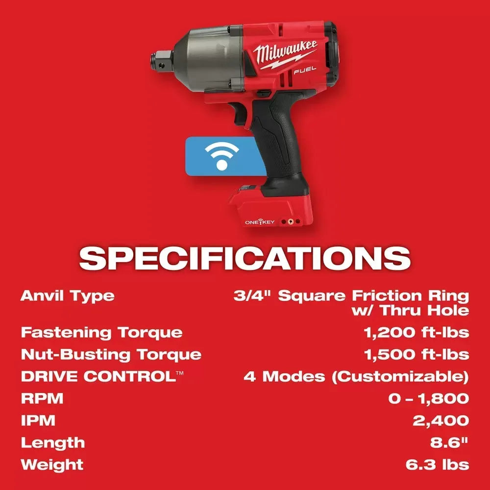 Milwaukee Pre-Sale 2864-20 M18 FUEL 18V 3/4-Inch Friction Ring Impact Wrench - Bare Tool