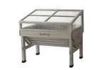 70 Inch Elevated Wooden Raised Garden Bed Planter Box - Outdoor Vegetable & Flower Gardening Bed
