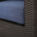 Dierdre Swivel Patio Chair with Cushions