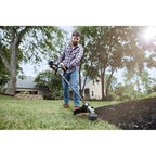 Black Max 25cc 2-Cycle Gas String Trimmer, 18-Inch Cutting Swath, Straight Shaft, Attachment Capable