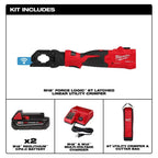 Milwaukee 2979-22 M18 18V FORCE LOGIC 6T Latched Linear Utility Crimper Kit
